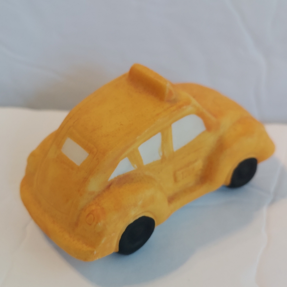 Taxi Cab Christmas Village Figurine